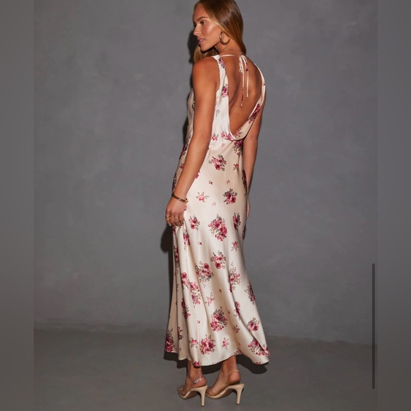 NWT Vici Satin Slip Dress - Picture 3 of 4